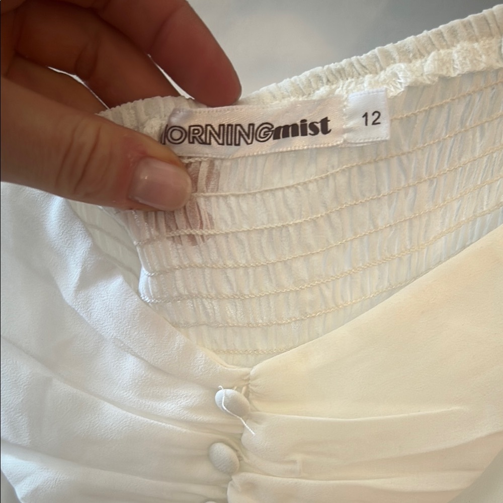 White Long Sleeve Bodysuit - Picture 5 of 5